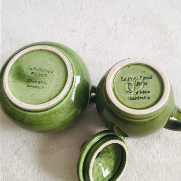 Vintage Pottery Sugar & Creamer Set. - Picture 4 of 7